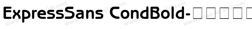 ExpressSans CondBold字体转换